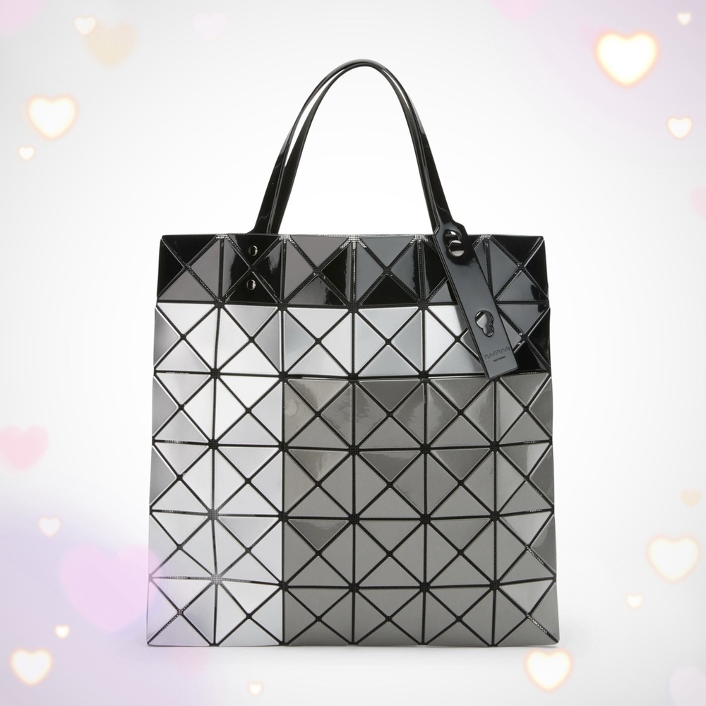 🌸NEW🌸 Bao Bao Issey Miyake Tres Flexible Tote Gunmetal Mix